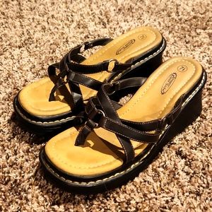 Slip on strappy sandals